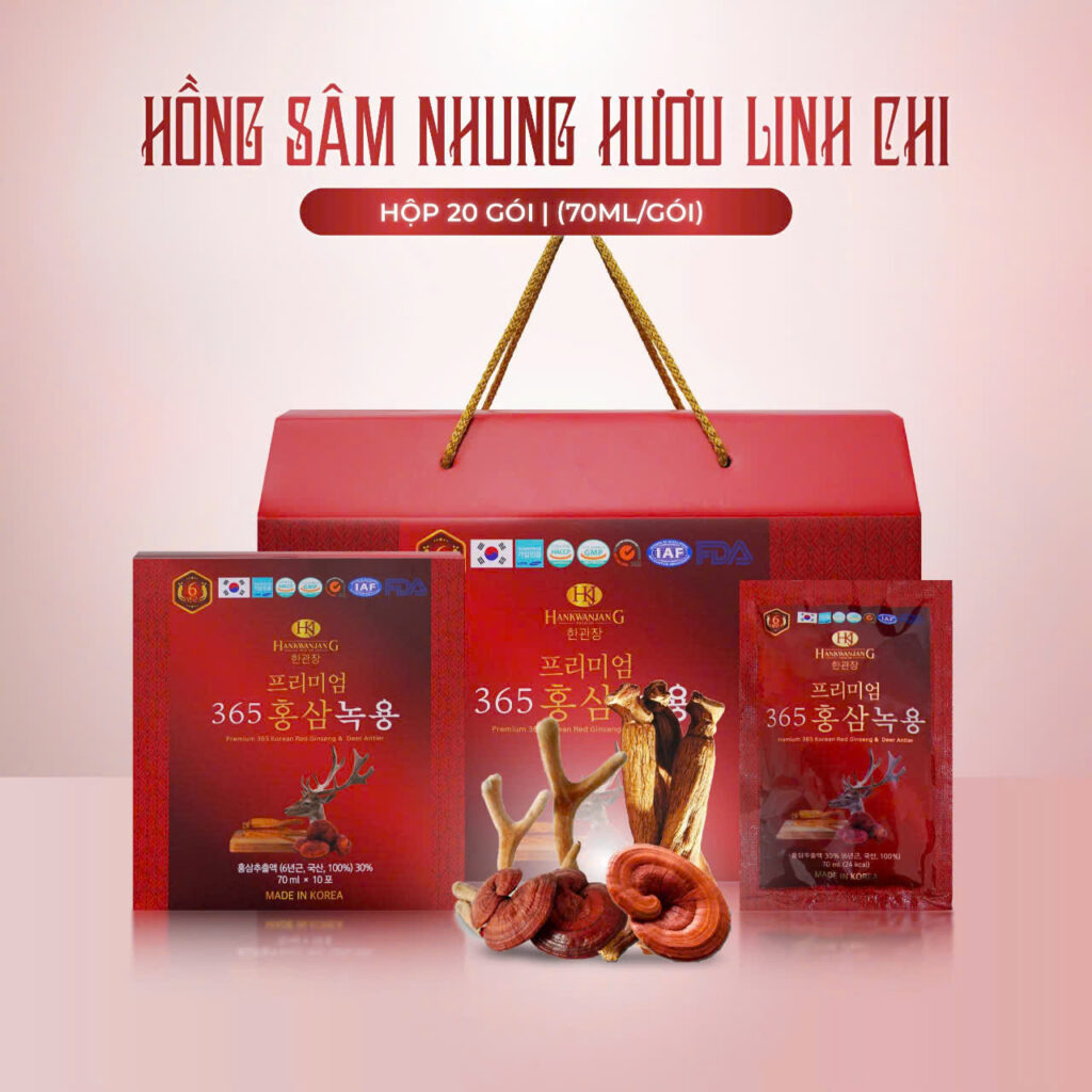 Nước Hồng Sâm Nhung Hươu 365 là gì? Bí quyết bồi bổ sức khỏe cho mọi lứa tuổi