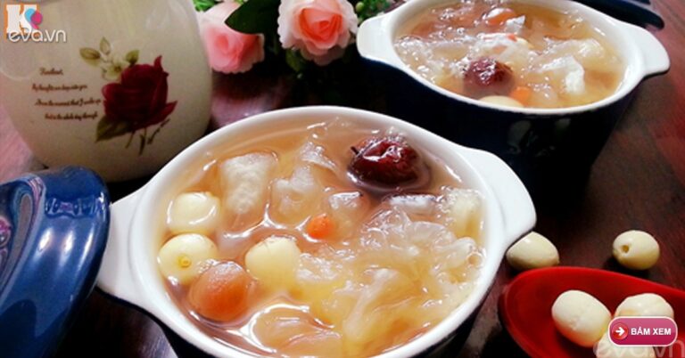 Bí quyết làm đẹp tự nhiên từ chè hạt sen nấm tuyết chị em không thể bỏ qua