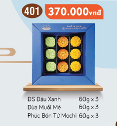 Bánh trung thu cao cấp Lễ hộp liên hoa Thủy Nguyệt 401