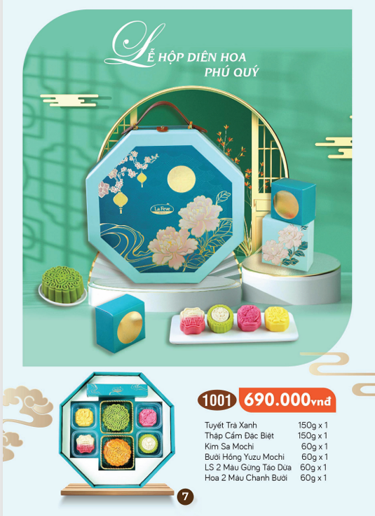 Lễ Hộp Diên Hoa Phú Quý 1001