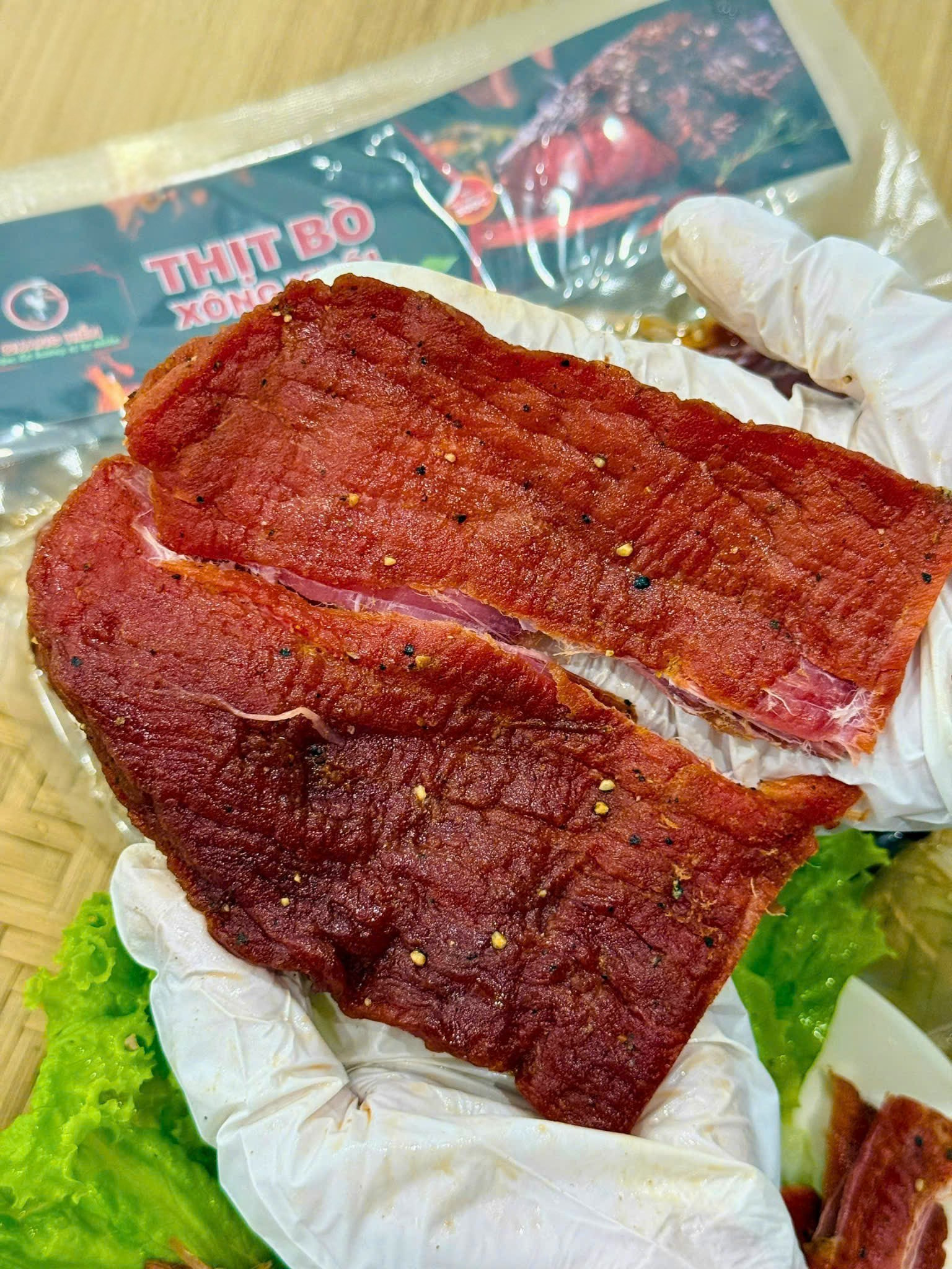 cách làm khô bò bằng nồi chiên không dầu