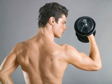 tập gym ăn khô bò