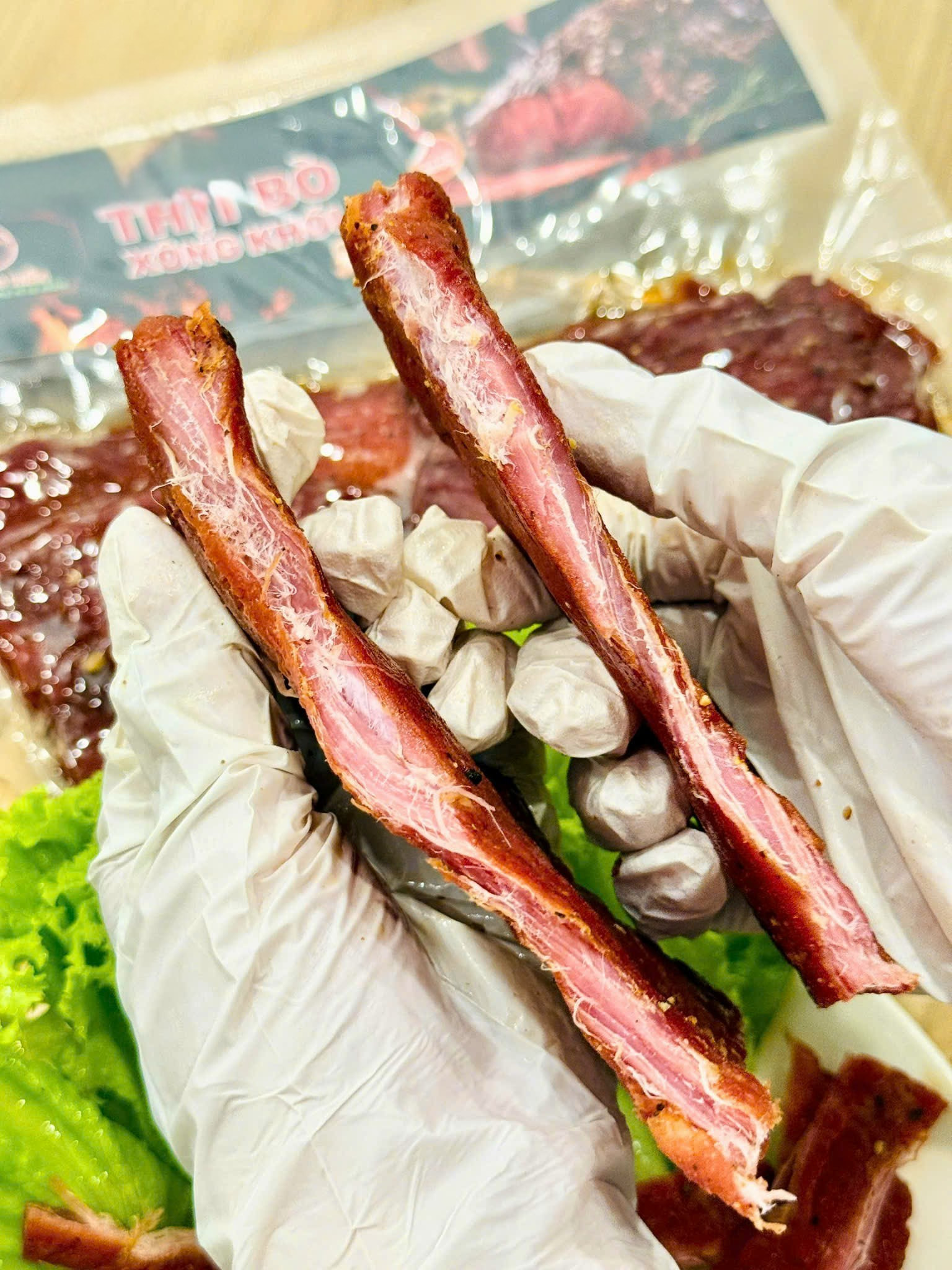 khô bò xông khói vị nguyên bản