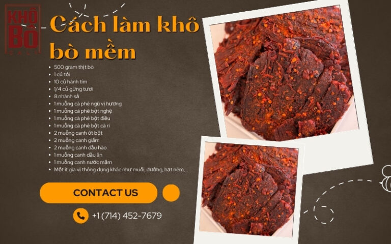 Cách làm khô bò tại nhà mềm dai, tránh 5 lỗi sai kinh điển