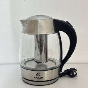 Ấm siêu tốc thủy tinh có bộ lọc trà Kailer (6L) KL-268
