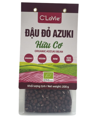 Đậu đỏ Azuki hữu cơ C'LaVie 200g