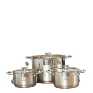 Bộ nồi inox 3 món cao cấp Kailer