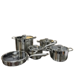 BỘ NỒI KAILER INOX 5 MÓN 5 LỚP ĐÁY KL-BN07