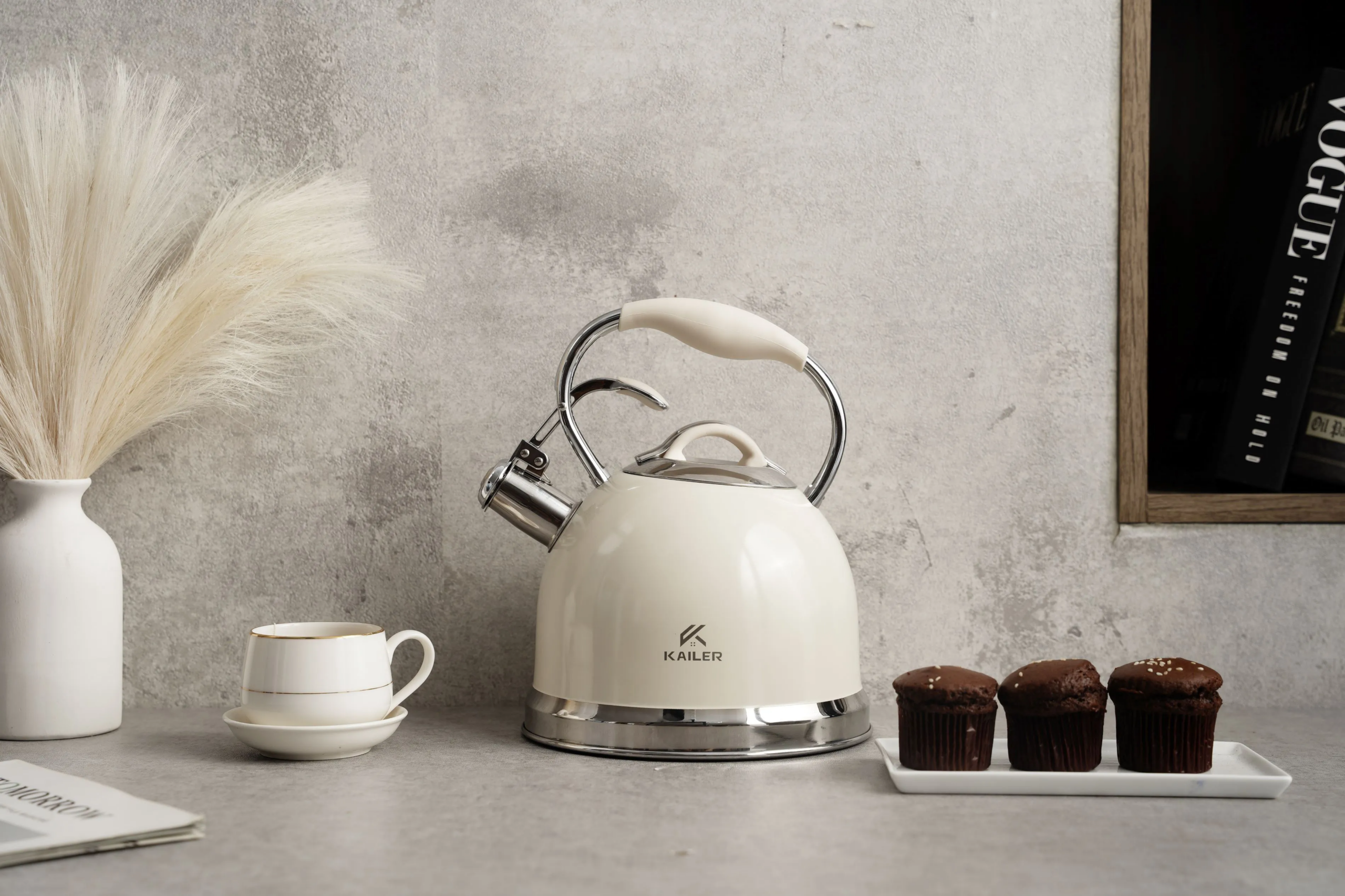 Ấm đun bếp từ cao cấp 3,5L Kailer KL-266 - Hình ảnh 2