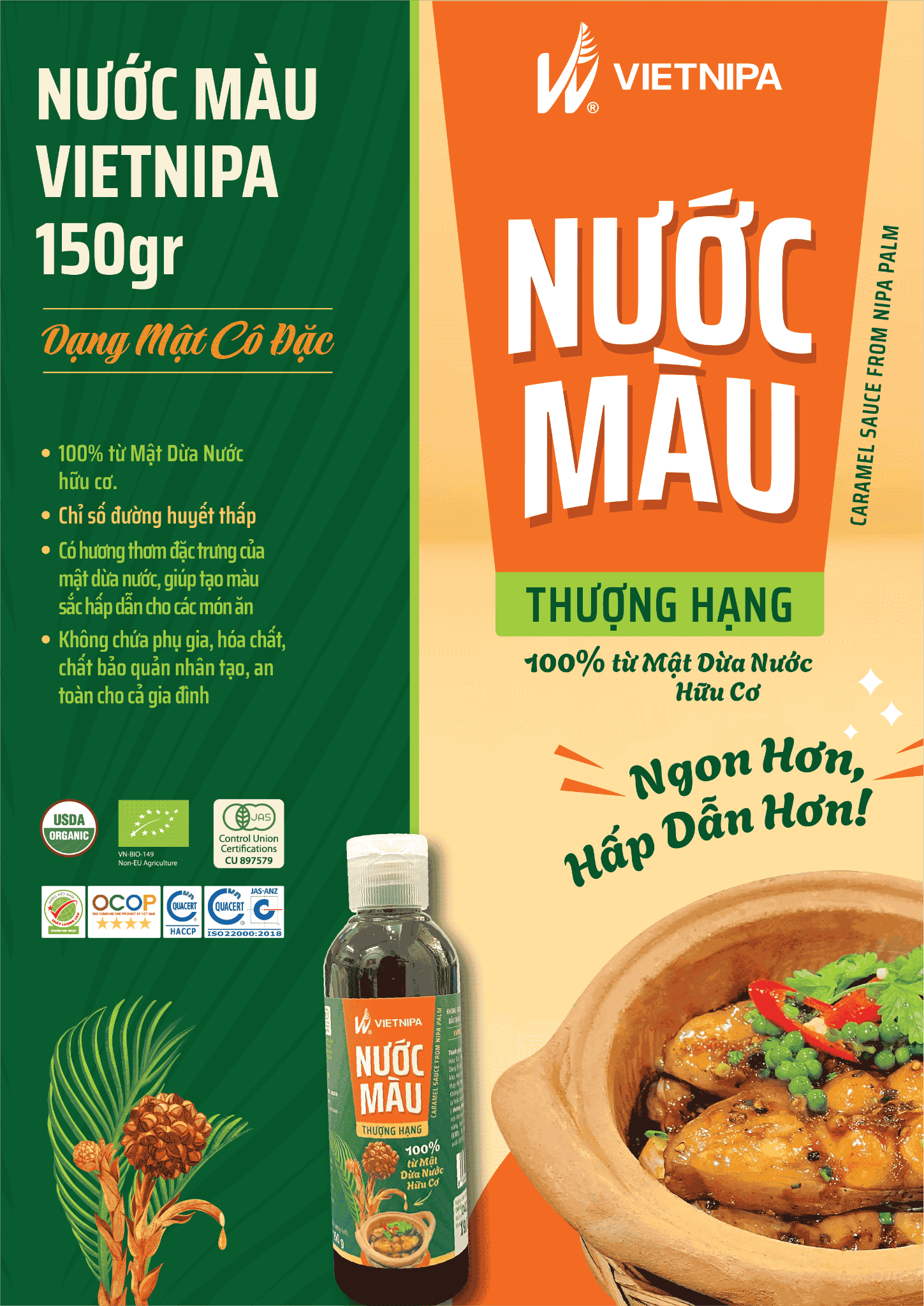Nước màu hữu cơ VIETNIPA 150g - Hình ảnh 5