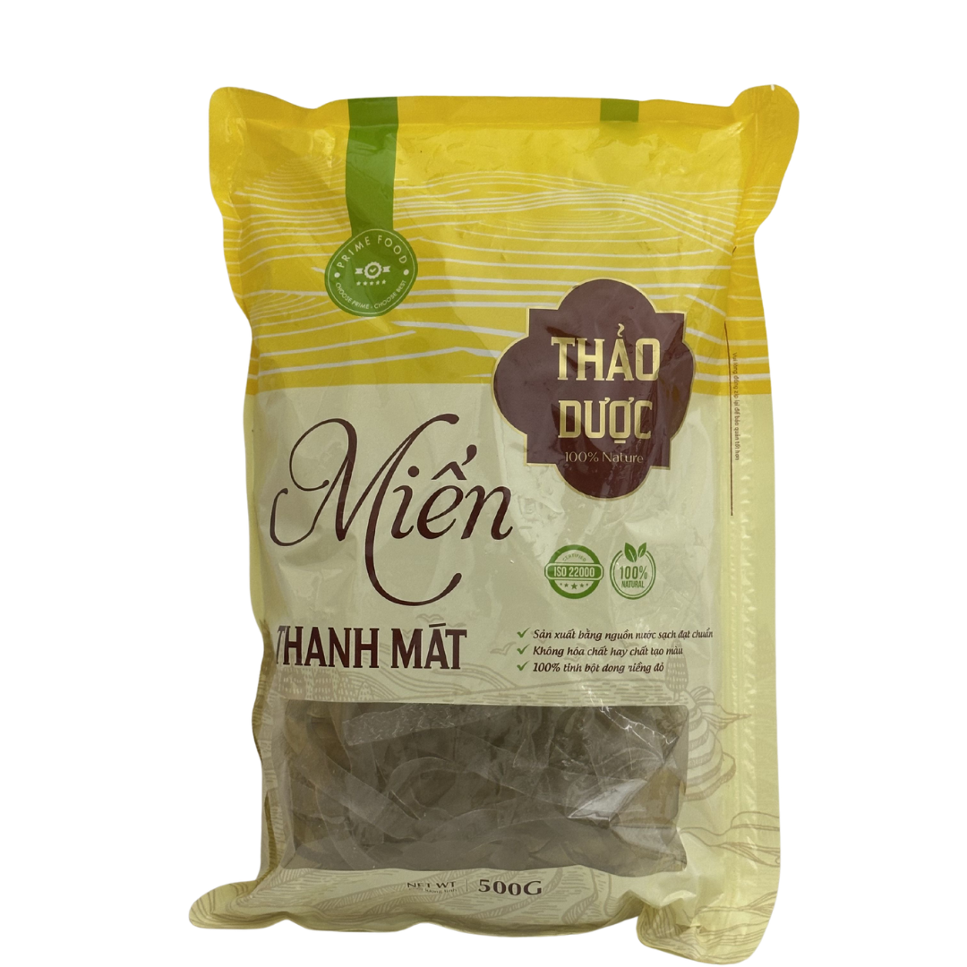 Miến dong đỏ thảo dược thanh mát sợi to khô
