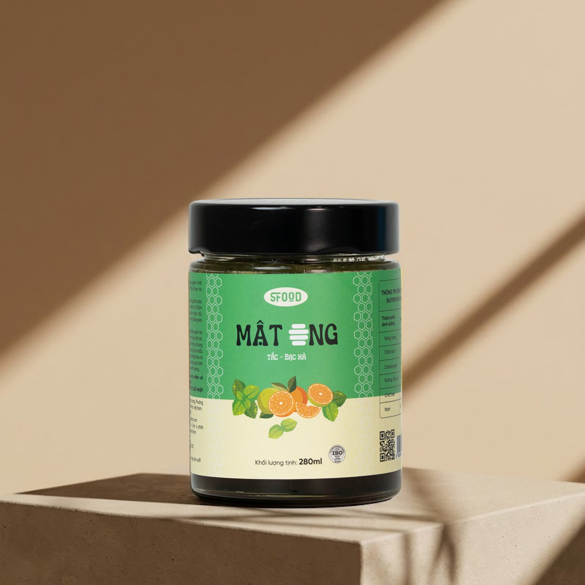 SFood Mật Ong Tắc - Bạc Hà 280ml - Hình ảnh 3