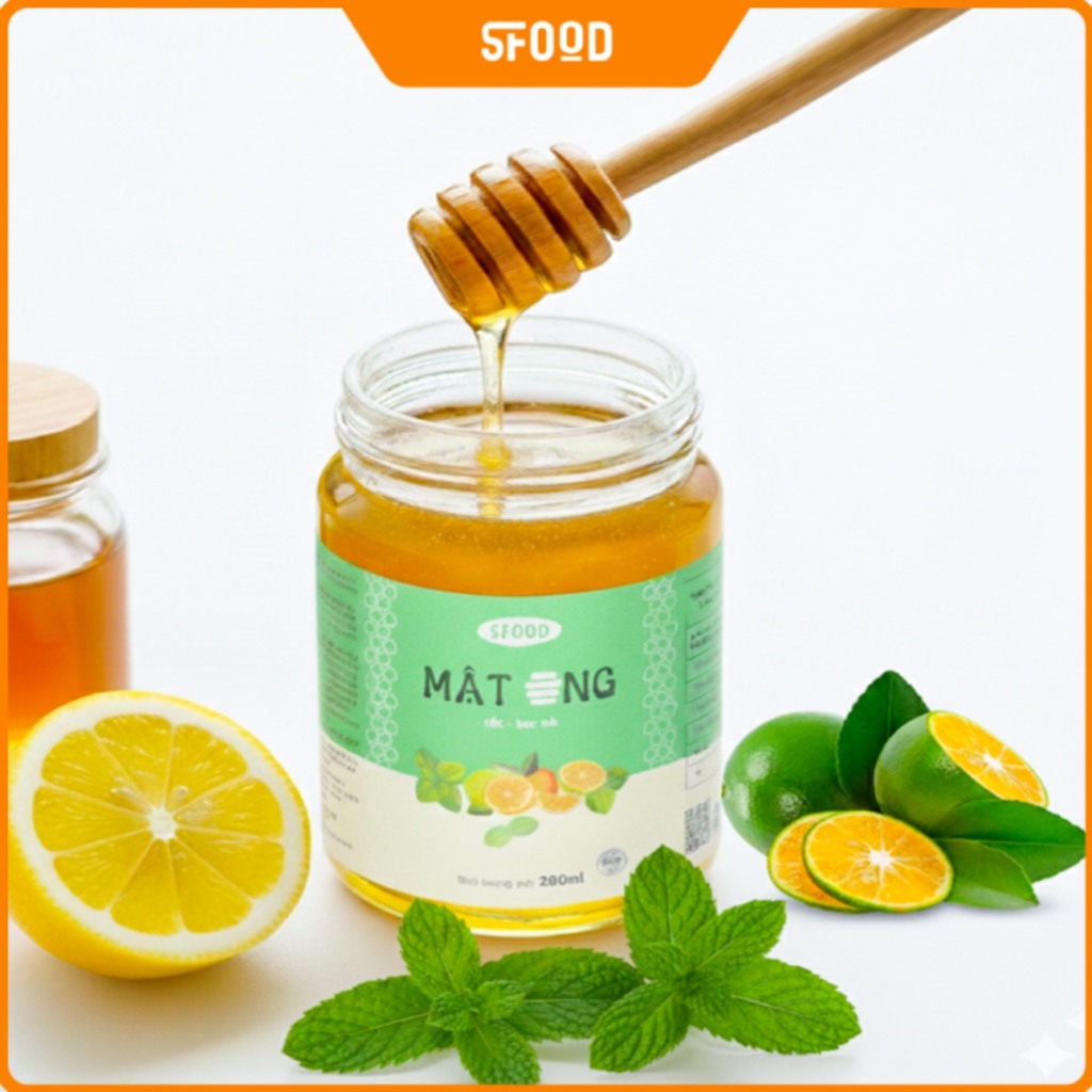 SFood Mật Ong Tắc - Bạc Hà 280ml - Hình ảnh 7
