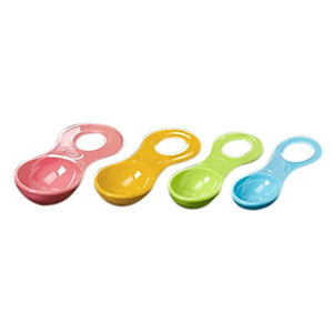 Bộ 4 thìa đong gia vị màu sắc, dung tích 15ml, 10ml, 7.5ml, 5ml