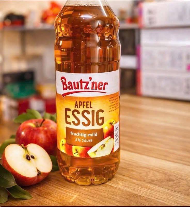Giấm táo Bautz'ner Apfel Essig Fructting-mild 5% saure-chai 1L - Hình ảnh 4