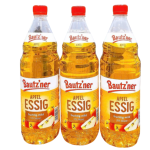 Giấm táo Bautz'ner Apfel Essig Fructting-mild 5% saure-chai 1L